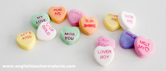 conversation hearts Conversation hearts - Reading – Valentine’s Day!